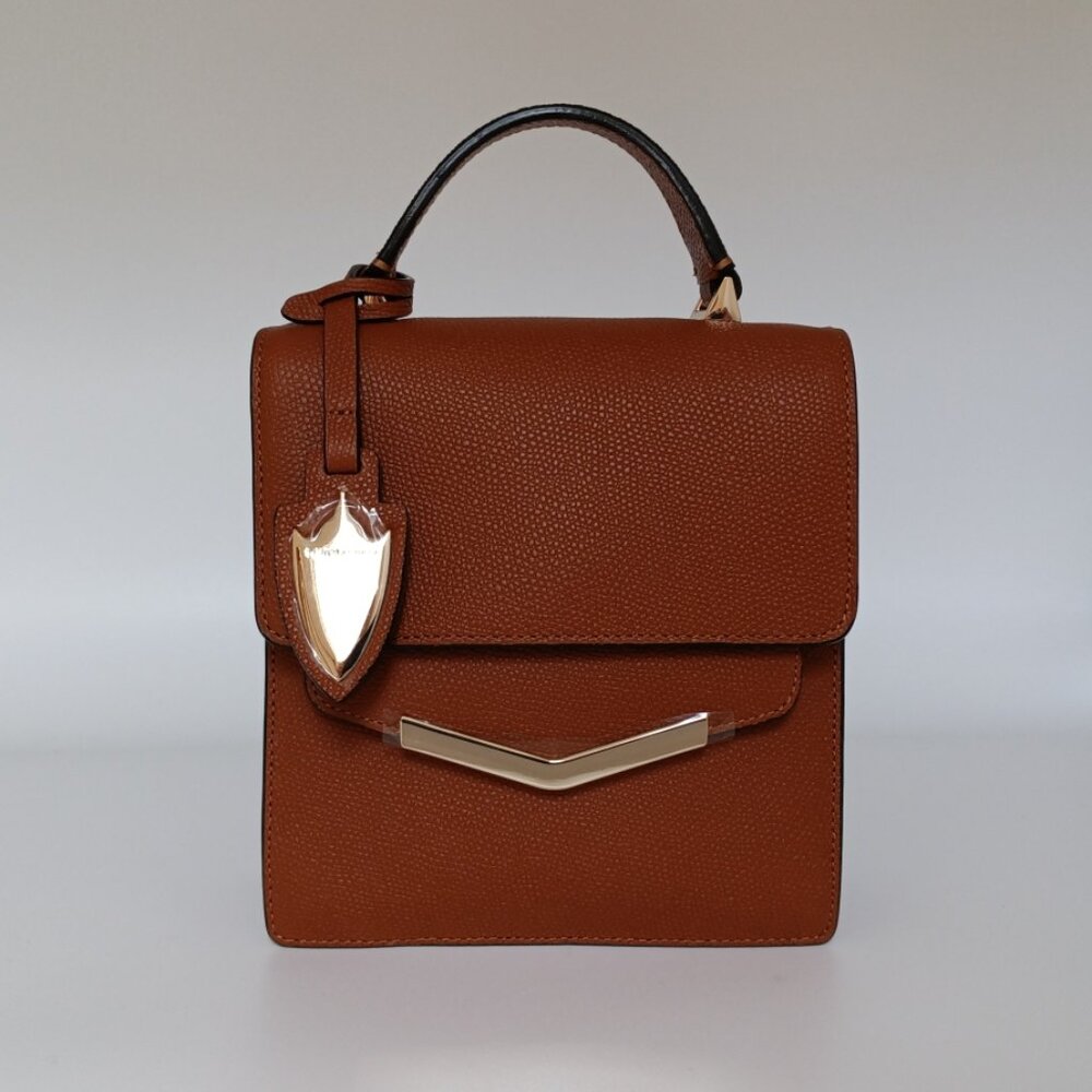 Mia Crossbody Rodeo Rust Leather Handbag Time's Arrow NWT